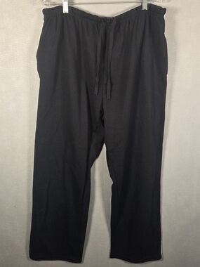 Black V. Carter straight-leg pull-on pants (R541)